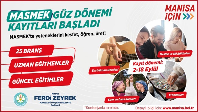 Manisa’da Her Yaşa Hitap Eden Eğitim Fırsatları