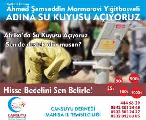 AFRİKA’YA SU KUYUSU AÇIYORUZ