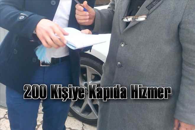 200 Vatandaşa Kapıda Hizmet