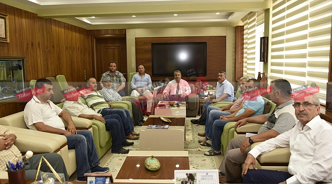 Başkan Çerçi ağaç gerginliğinin ardından mahalle sakinlerini ağırladı