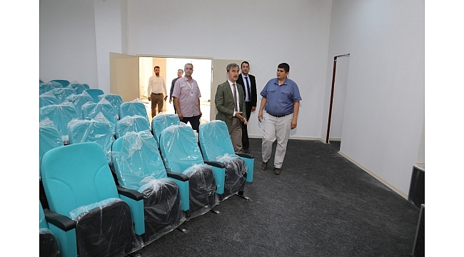 Başkan Şirin, MABEM Konferans Salonu'nu inceledi