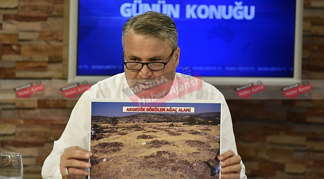 "Bir tane ağaç kesmedik ama binlerce ağaç dikeceğiz"