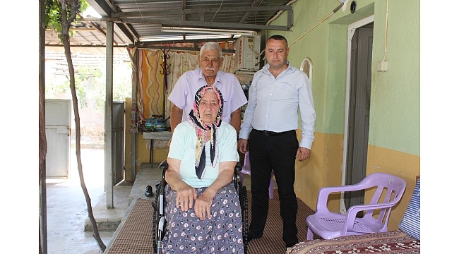 Halime nine tekerlekli sandalyesine kavuştu