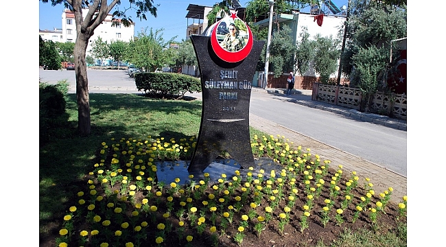 Şehit Süleyman Gür'ün ismi parkta ölümsüzleşti