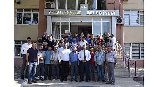 Başkan Çerçi personeliyle bayramlaştı