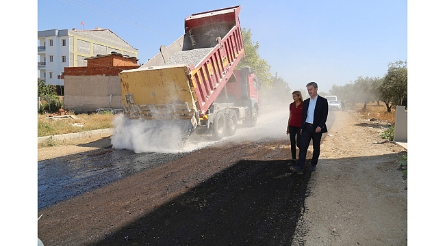 Başkan Şirin çalışmaları yerinde inceledi