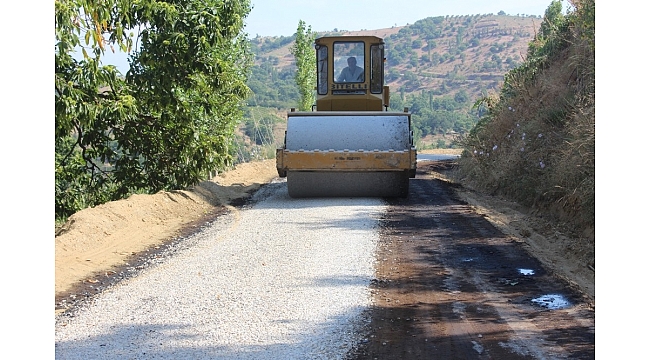 Dağhacıyusuf Mahallesinde 7 kilometrelik soğuk asfalt
