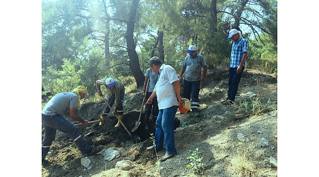 Demirci Mahallesi sulama alanına kavuşuyor