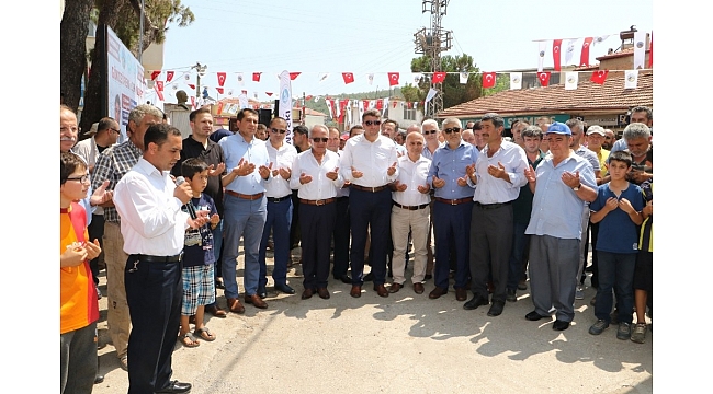 Gökçeören Mahallesine yapılacak 9 milyonluk yatırım törenle başladı