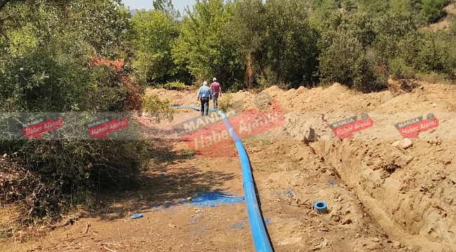Gördes'te 612 dekar arazi sulanabilir hale geldi