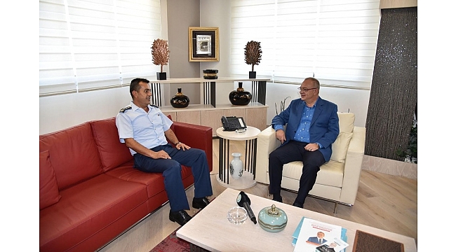 Hava Meydan Komutanından Başkan Ergün'e teşekkür