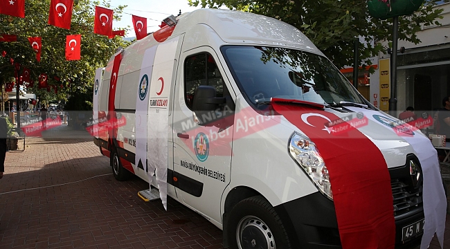 Kızılay, büyükşehirin tahsis ettiği araçla 2 bin 400 ünite kan topladı