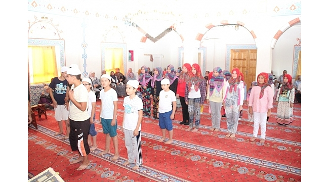 Kur'an kursu öğrencileri eğitimlerinin tamamladı