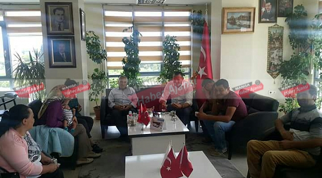 Minik Elif Nil İlk Ziyaretini Başkan Mergen'e Yaptı