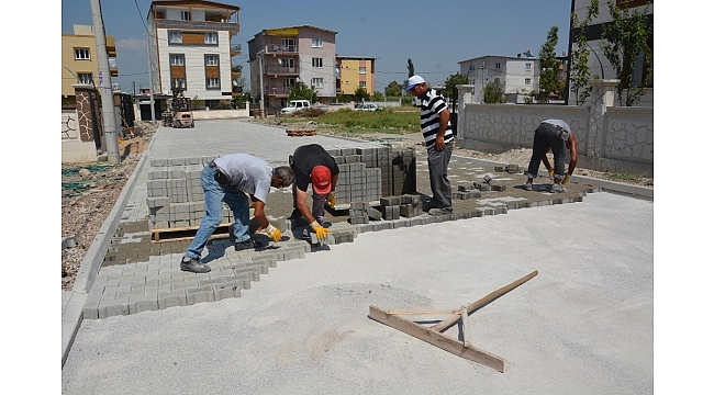 Şehzadeler'de 120 günde 60 bin metrekare parke taşı döşenecek
