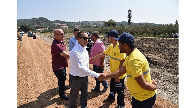 Soma'nın 16 mahallesine asfalt müjdesi