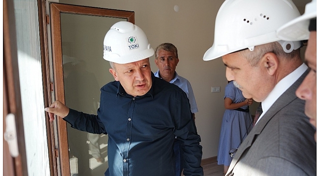 Vali Güvençer'den TOKİ Yunuskent'te inceleme