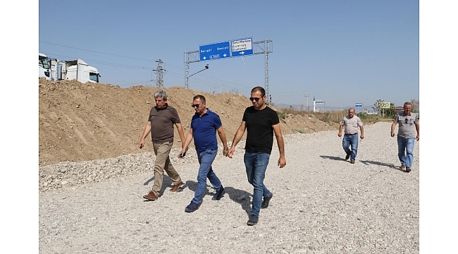 Alaşehir'deki çalışmalar yerinde incelendi