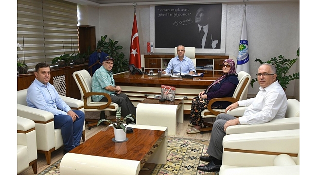 Başkan Kayda, şehit ailesini ağırladı