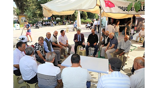 Başkan Şirin matem çadırını ziyaret etti