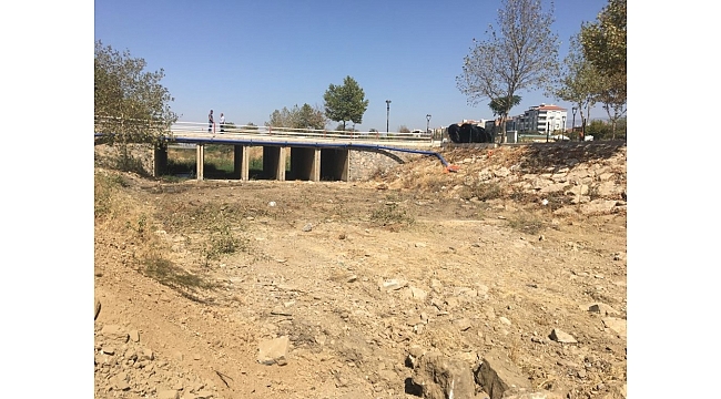 Irlamaz Deresinde 4 kilometrelik temizlik