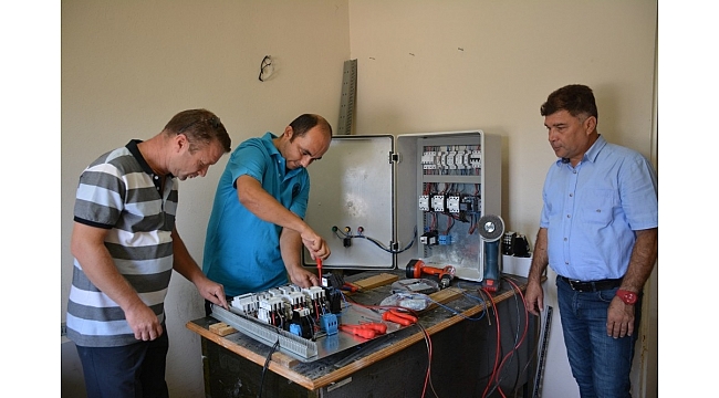 Kesintisiz içme suyu için elektrik panoları yenileniyor