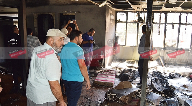 Kur'an kursunda çıkan yangın korkuttu