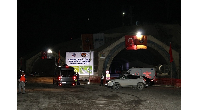 Sabuncubeli Tüneli'nde ışık göründü