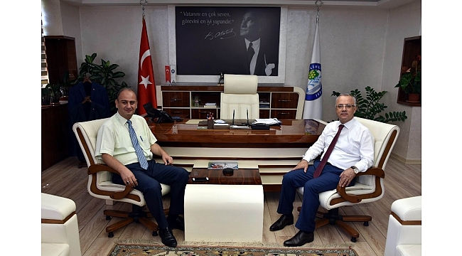 Taşcı'dan, Başkan Kayda'ya veda ziyareti