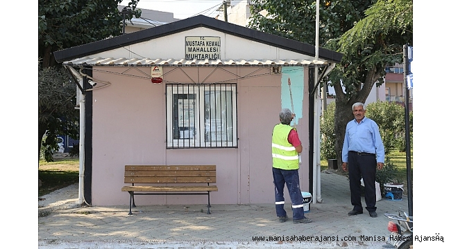 Turgutlu'daki muhtarlık binaları da yenileniyor