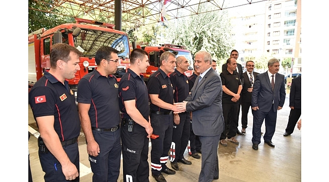 Vali Güvençer'den İtfaiye Teşkilatı'na kutlama