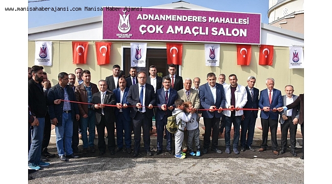 Adnanmenderes çok amaçlı salon hizmete açıldı