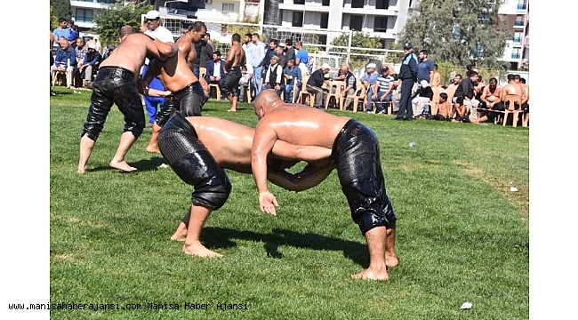 Alaşehir'de 1. Kırkpınar Yağlı Güreş Festivali düzenlendi