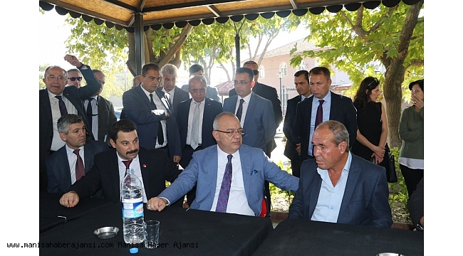 Başkan Ergün Saruhanlı'da vatandaşlarla buluştu