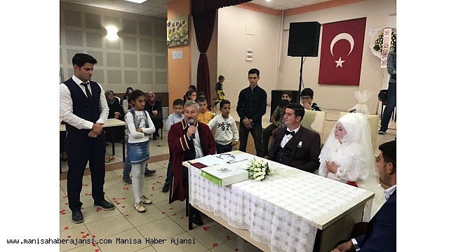 Başkan Yaralı genç çiftin nikahını kıydı