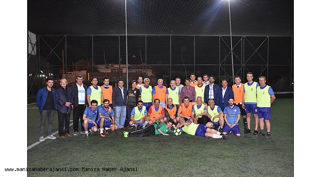 Belediye ile muhtarlar maçında dostluk galip geldi