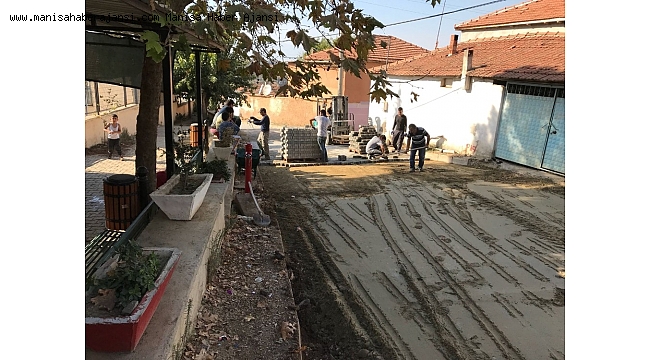 Çepnibektaş Mahallesinde kilit parke çalışmaları başladı