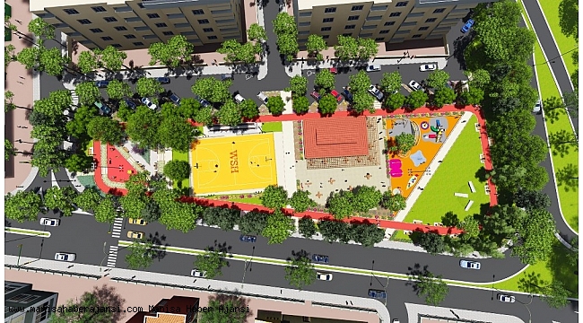 Gençlik Parkında yenileme çalışması başladı