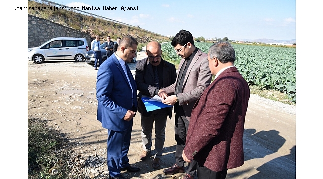 Gölmarmara'ya 6 buçuk kilometre yağmur suyu hattı