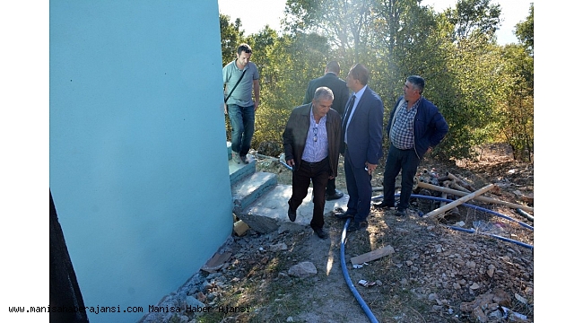Gördes'in içme suyu depoları yenileniyor