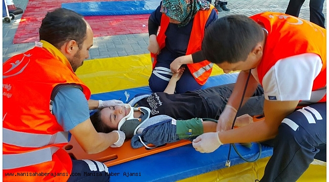 Hastanede yapılan tatbikat gerçeğini aratmadı