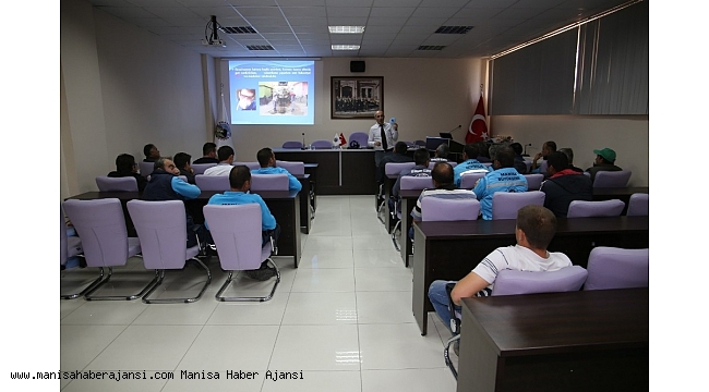 İş güvenliği konusunda bilgileniyorlar