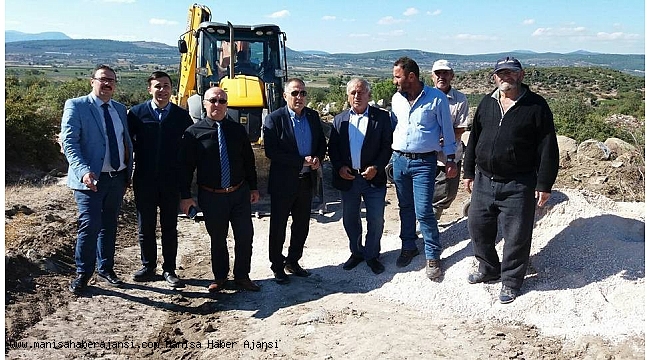 Kırkağaç'ta altyapı çalışmaları başladı