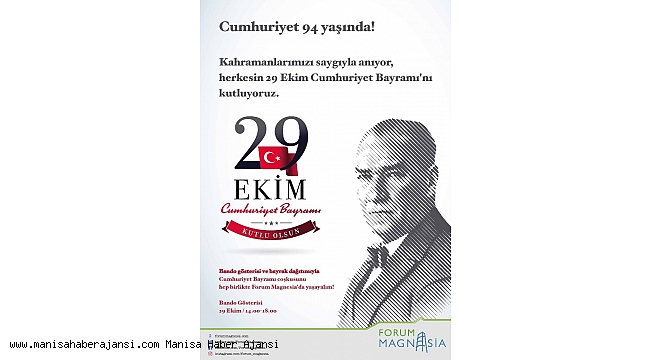 Manisa'da 29 Ekim coşkusunu yaşatacaklar