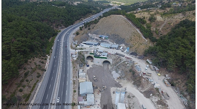 Sabuncubeli Tüneli'nde İzmir'den sonra Manisa da ışığı gördü