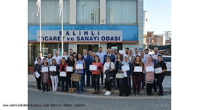 Salihli TSO 52 girişimci adayı yetiştirdi