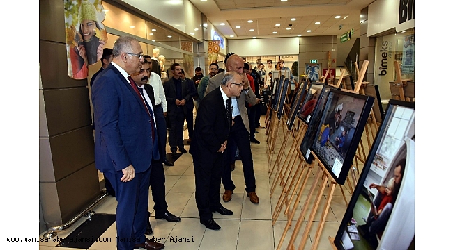 Salihli'de "Baba ilgilenir, çocuk öğrenir" sergisi