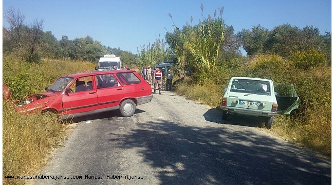 Saruhanlı'da trafik kazası: 3 kişi yaralandı