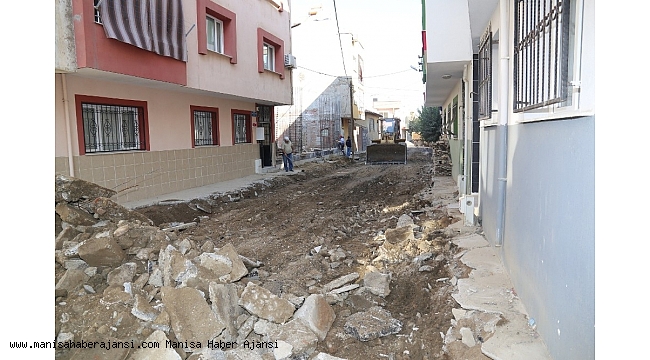 Turgutlu'da 2 mahallenin daha sokakları yenileniyor