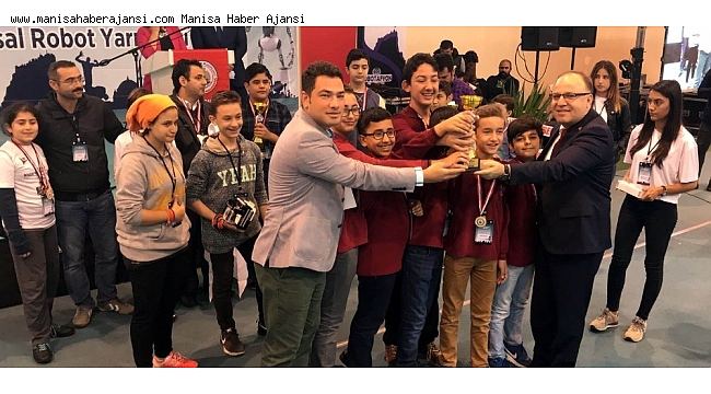 Ulusal robot yarışmasına Salihli Kudret Demir damgası